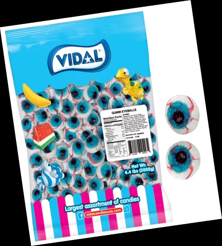 Vidal Gummi Eyeballs Bulk, 4.4lb bag