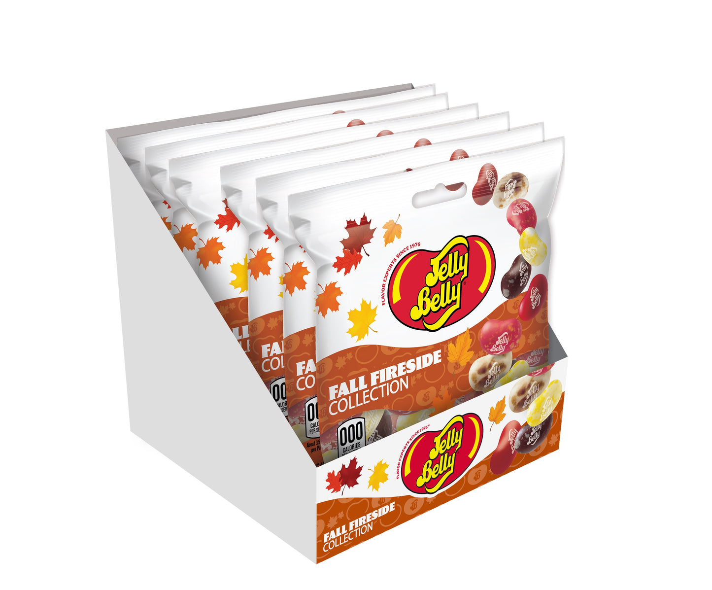 Jelly Belly Fall Fireside Collection, 3.5oz Peg Bags, 12ct