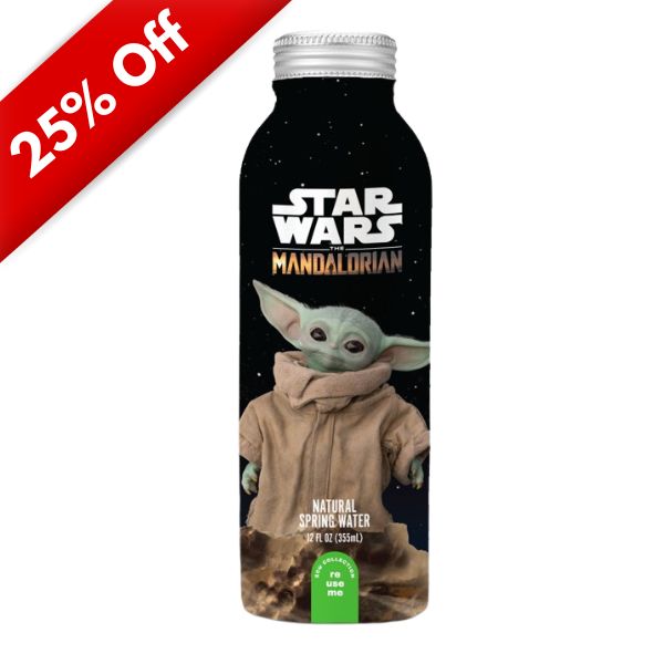 Star Wars Mandalorian Spring Water Aluminum 12ct