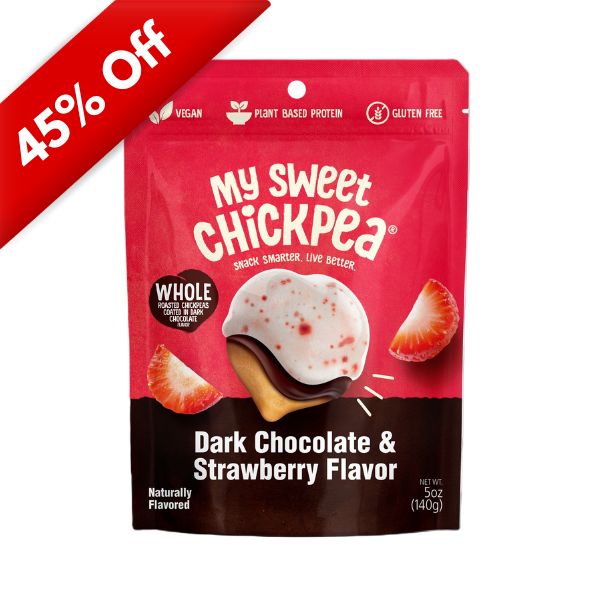 My Sweet Chickpea Dark Chocolate & Strawberry 5oz, 6ct BBD 3/10/27