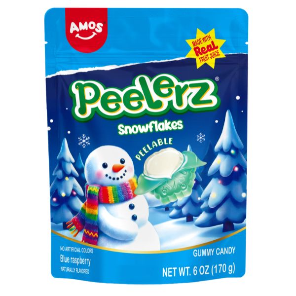 Peelerz Gummy Snowflake, 6oz, 12ct
