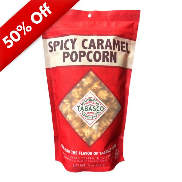 Tabasco Spicy Caramel Popcorn 8oz Bag, 12ct - BBD 9/5/26