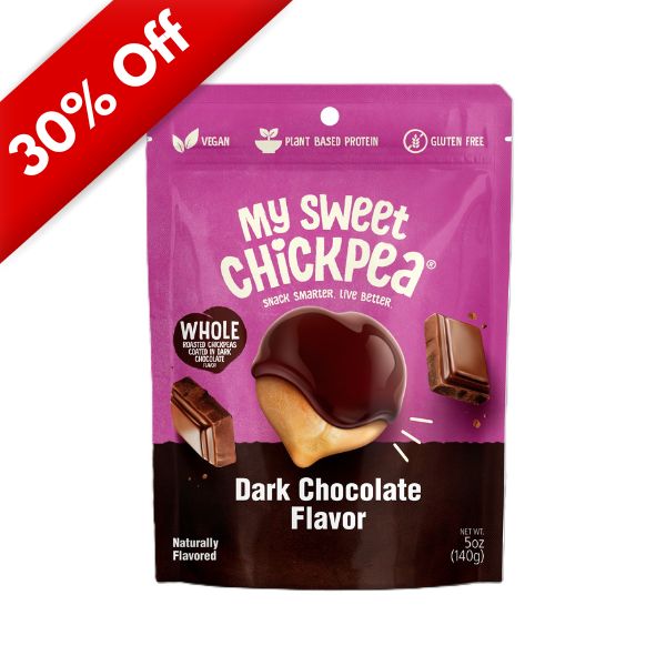 My Sweet Chickpea Dark Chocolate 5oz, 6ct