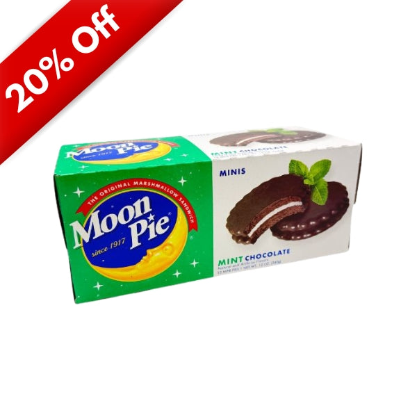 Moon Pies Minis - Mint Chocolate, 12oz/12ct BBD 11/1/26