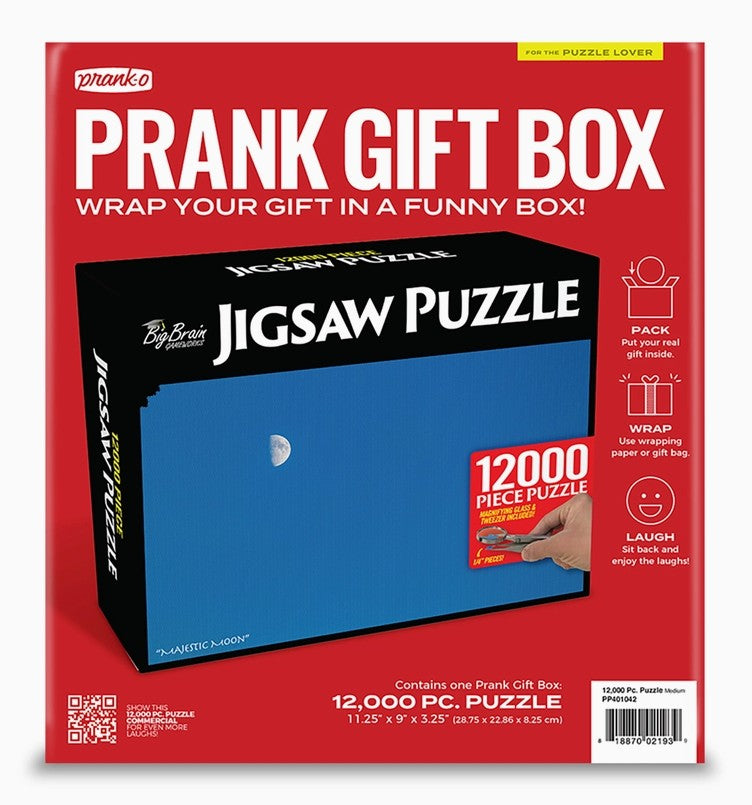 Prank Gift Box - 12,000 Piece Puzzle 1ct