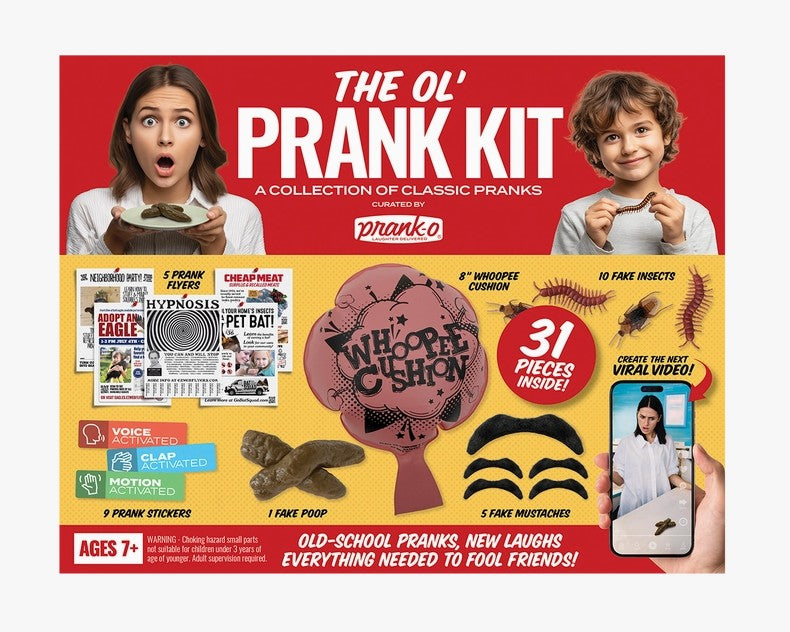 Pranko Vintage Prank Kit 31pcs, 2ct