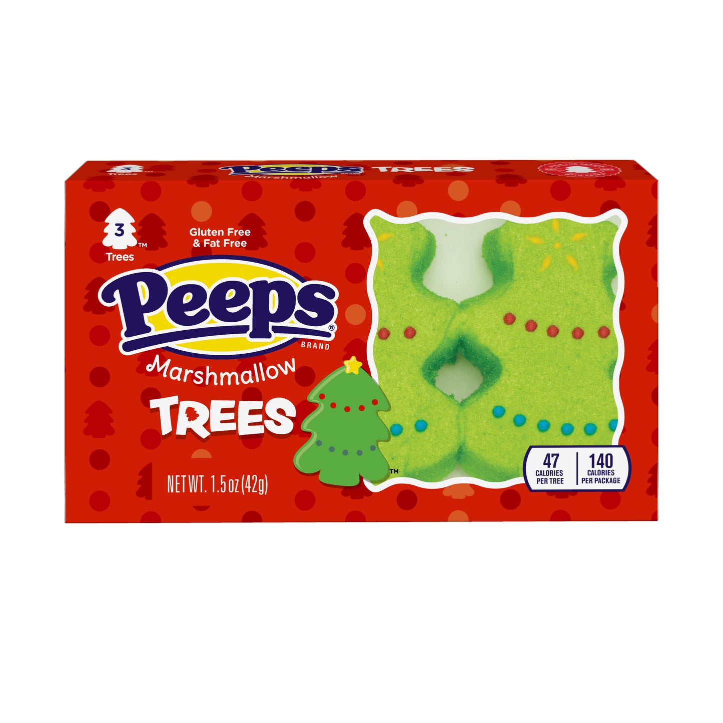 PEEPS 3ct Marshmallow Trees, 24ct
