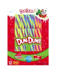 12 pc Dum Dums Candy Cane Cradle, 12ct