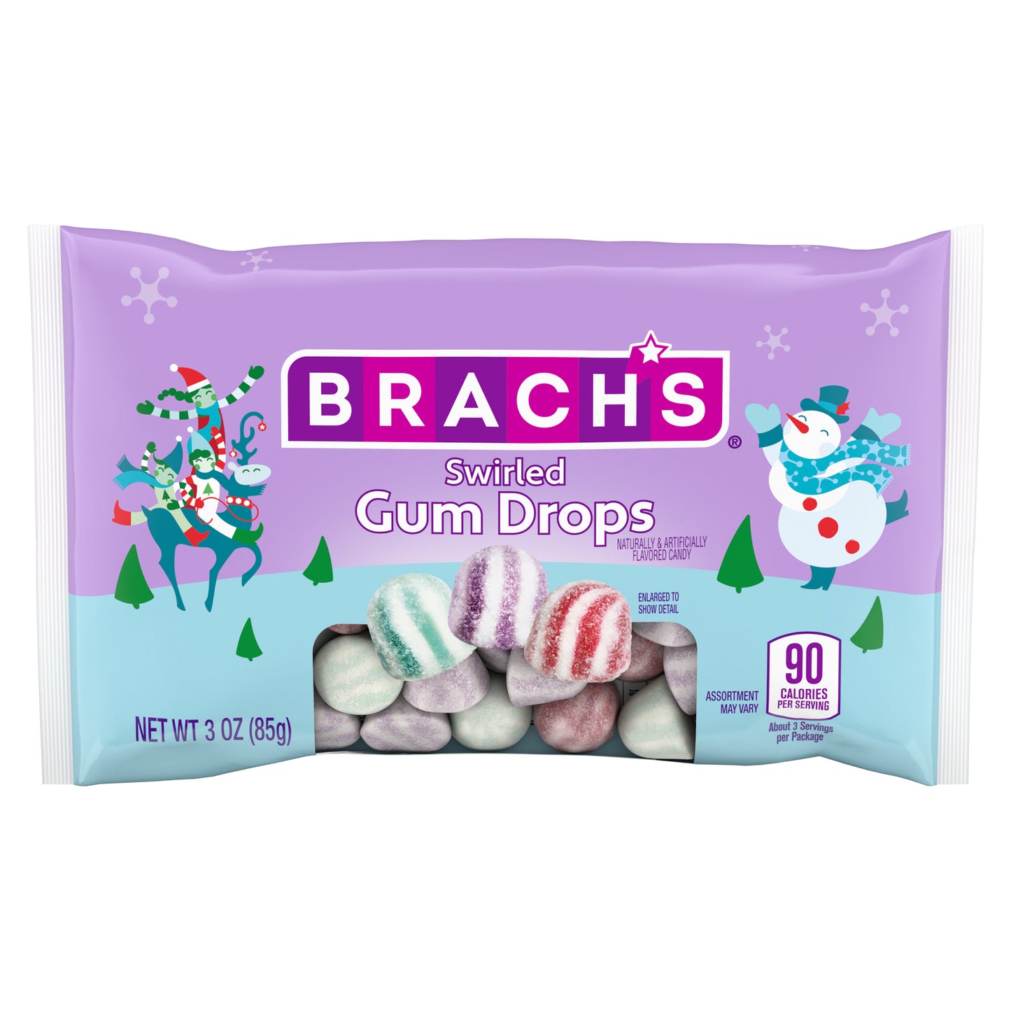 Brach's Swirled Gum Drops Share Size, 12ct