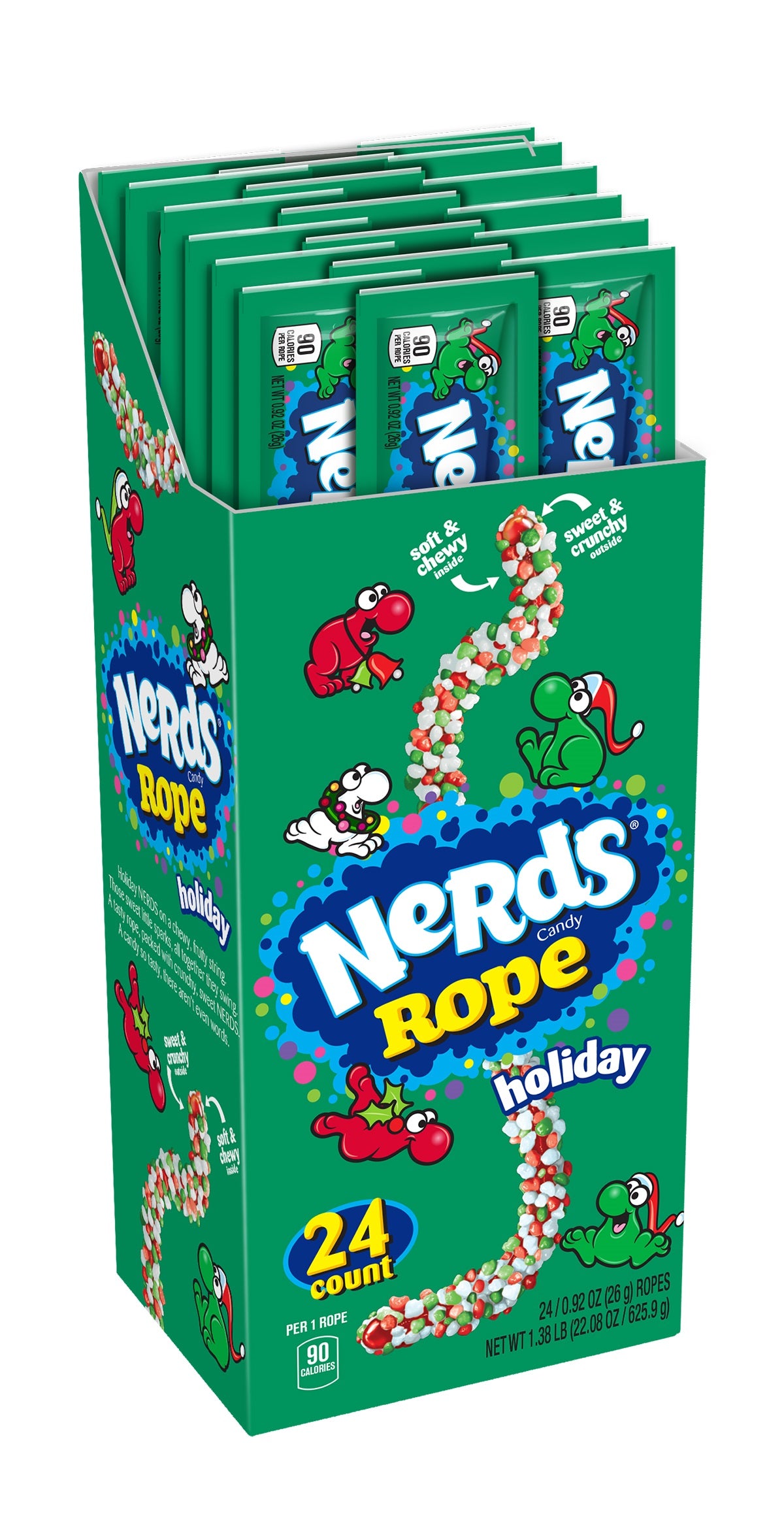 Nerds Holiday Ropes, 24ct