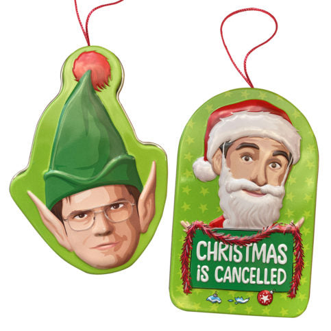 Office Holiday Ornaments, 12ct