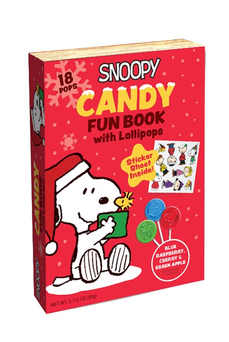 Snoopy Candy Fun Book w/ Lollipop, 12ct