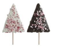 Rice Cereal Treat, White & Dark Chocolate Trees, 18ct