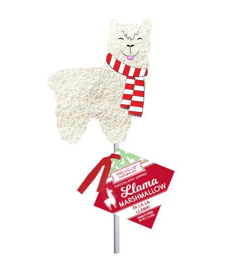 Llama w/ Scarf w/ Chocolate Dipped Marshmallow, 16ct