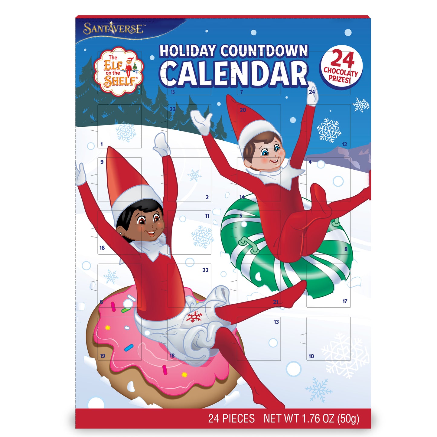 Elf on the Shelf Countdown Calendar, 1.76oz, 12ct