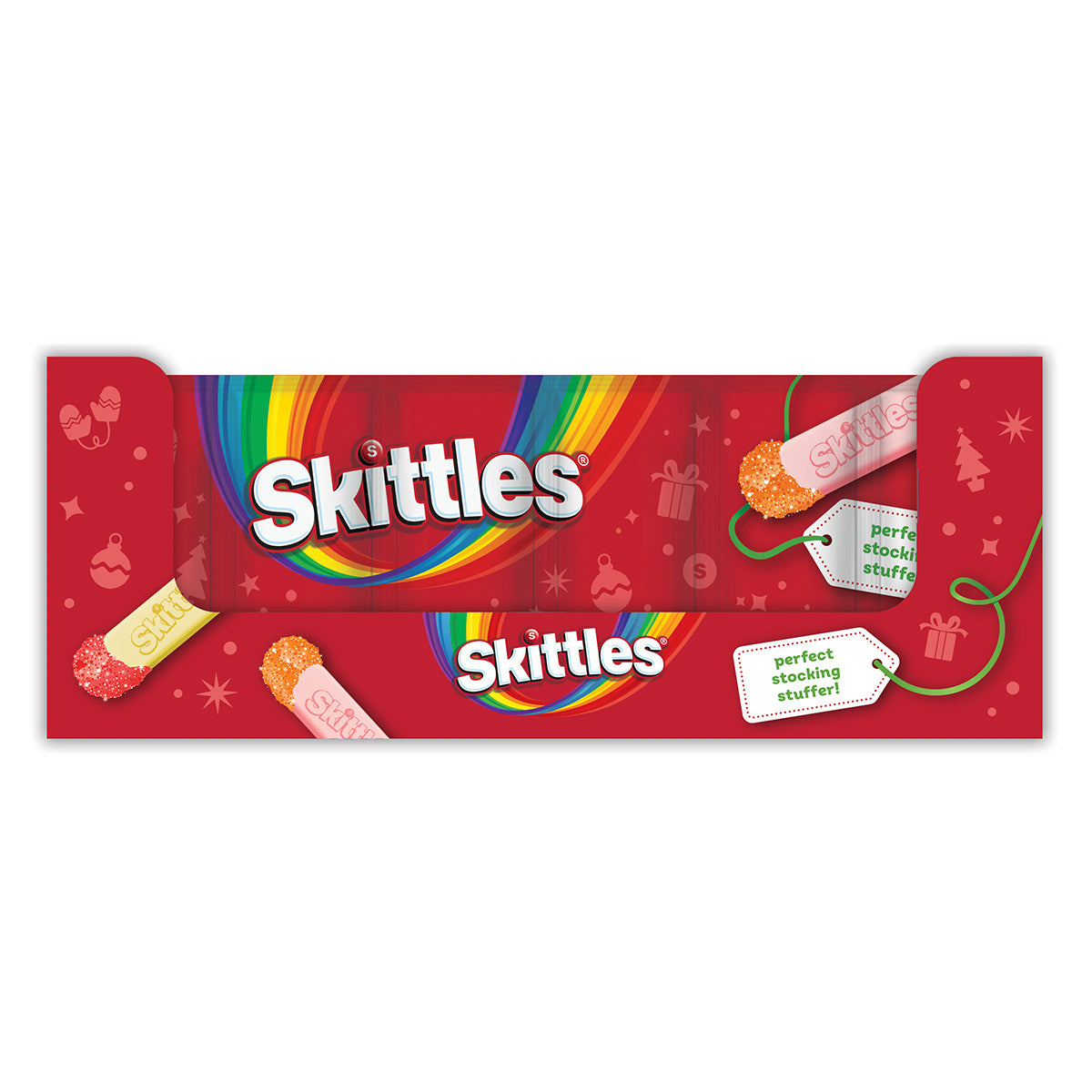 Skittles Holiday Dig N Dips Strip Candy, .85oz, 18ct