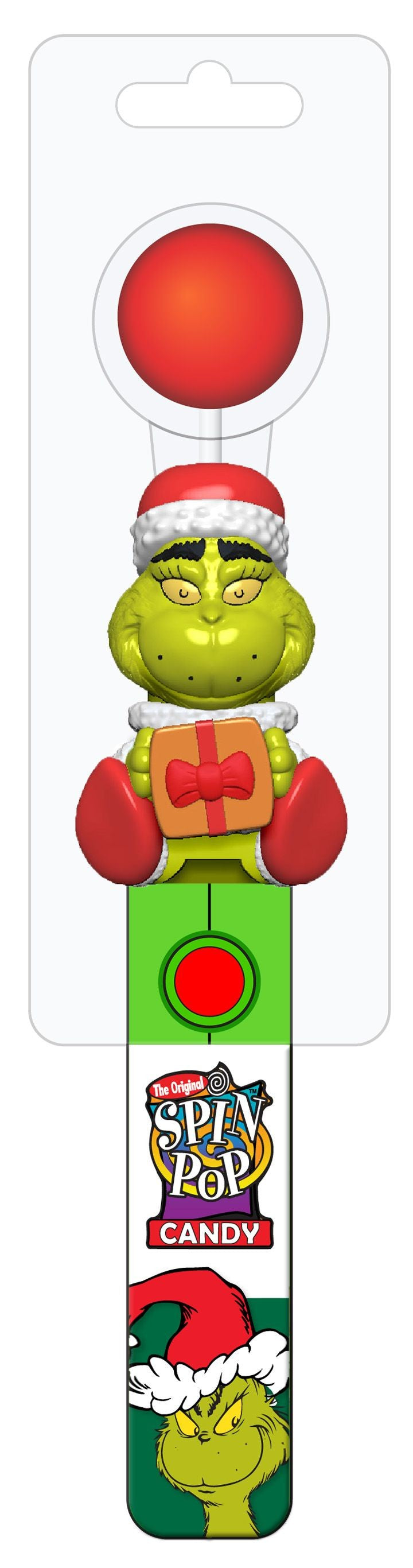 Holiday Grinch Spin Pop, 6ct