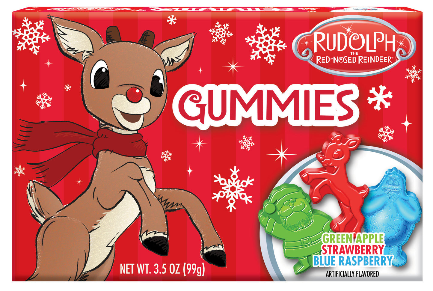 Rudolph Gummies Theater Box, 3oz, 12ct