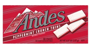 Andes Peppermint Crunch Thins, 4.67oz, 12ct