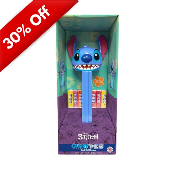 Giant Stitch Pez Candy Dispenser 4ct