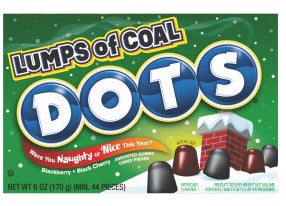 Dots Lumps of Coal Theater Box, 6oz, 12ct