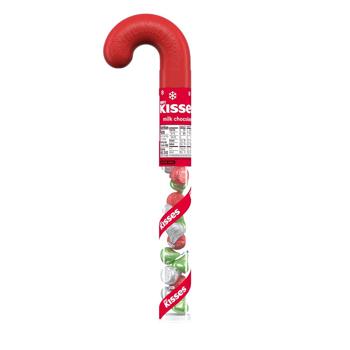 Hershey Milk Chocolate Kisses Cane, 2.24oz, 12ct