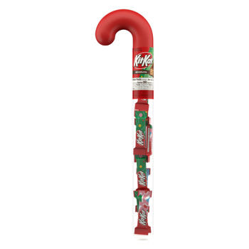 Hershey Christmas Cane w/ Milk Chocolate Kit Kat Minis, 2.08oz, 12ct
