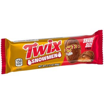 Twix Share Size Snowman, 2.12oz, 24ct