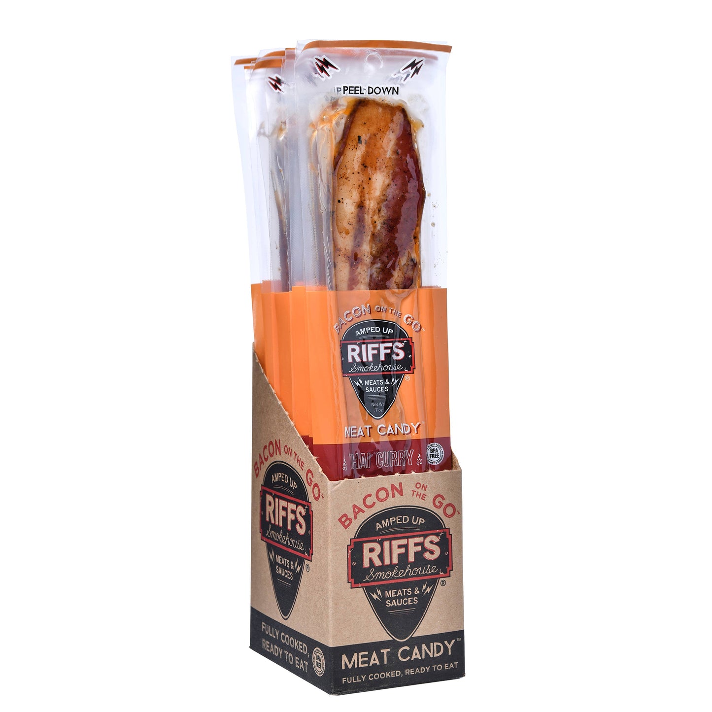 Riff Bacon on the Go, Red Curry, .7oz, 12ct Box