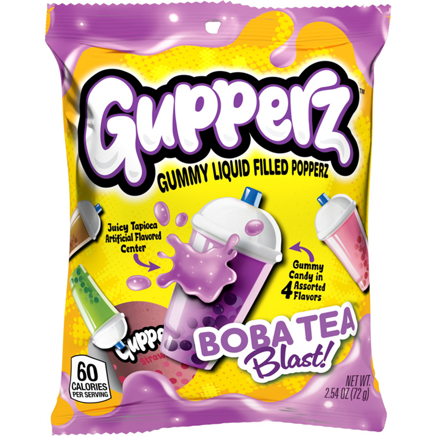Gupperz Boba Tea Blast, 2.54oz, 12ct