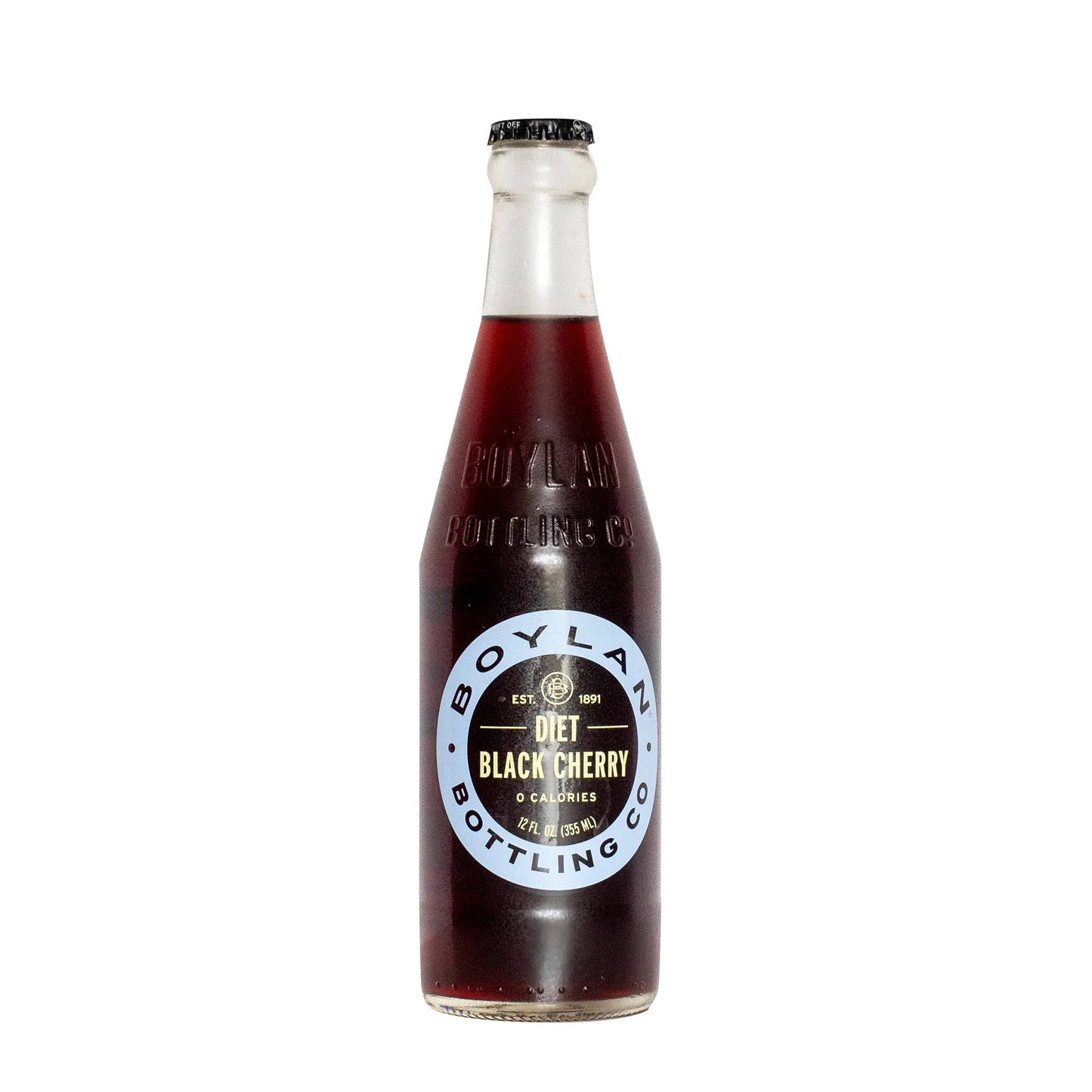 Boylan Black Cherry Diet, 12 Fl oz, 12ct Bottles