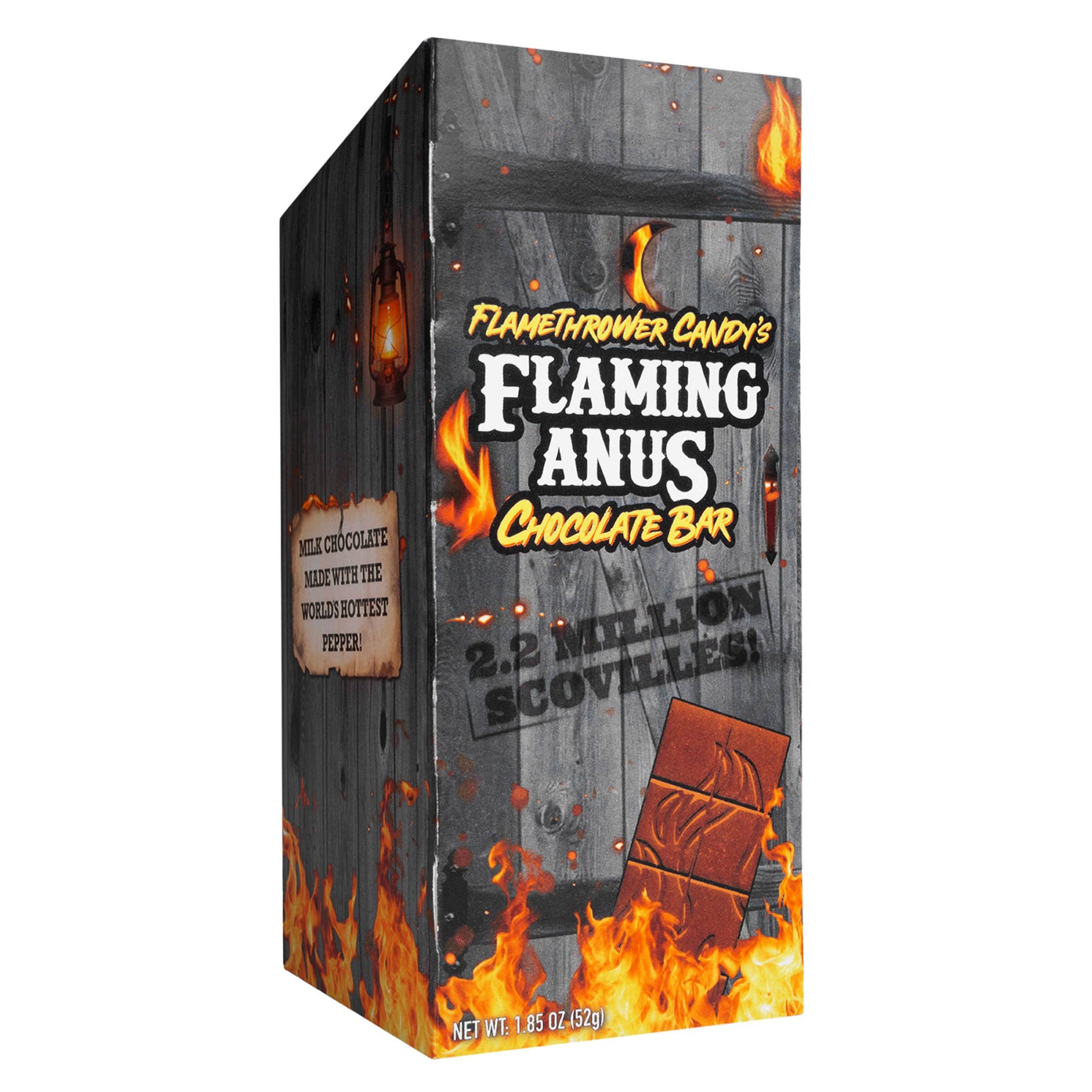 Flaming Anus Chocolate Bar, 1.85oz, 12ct