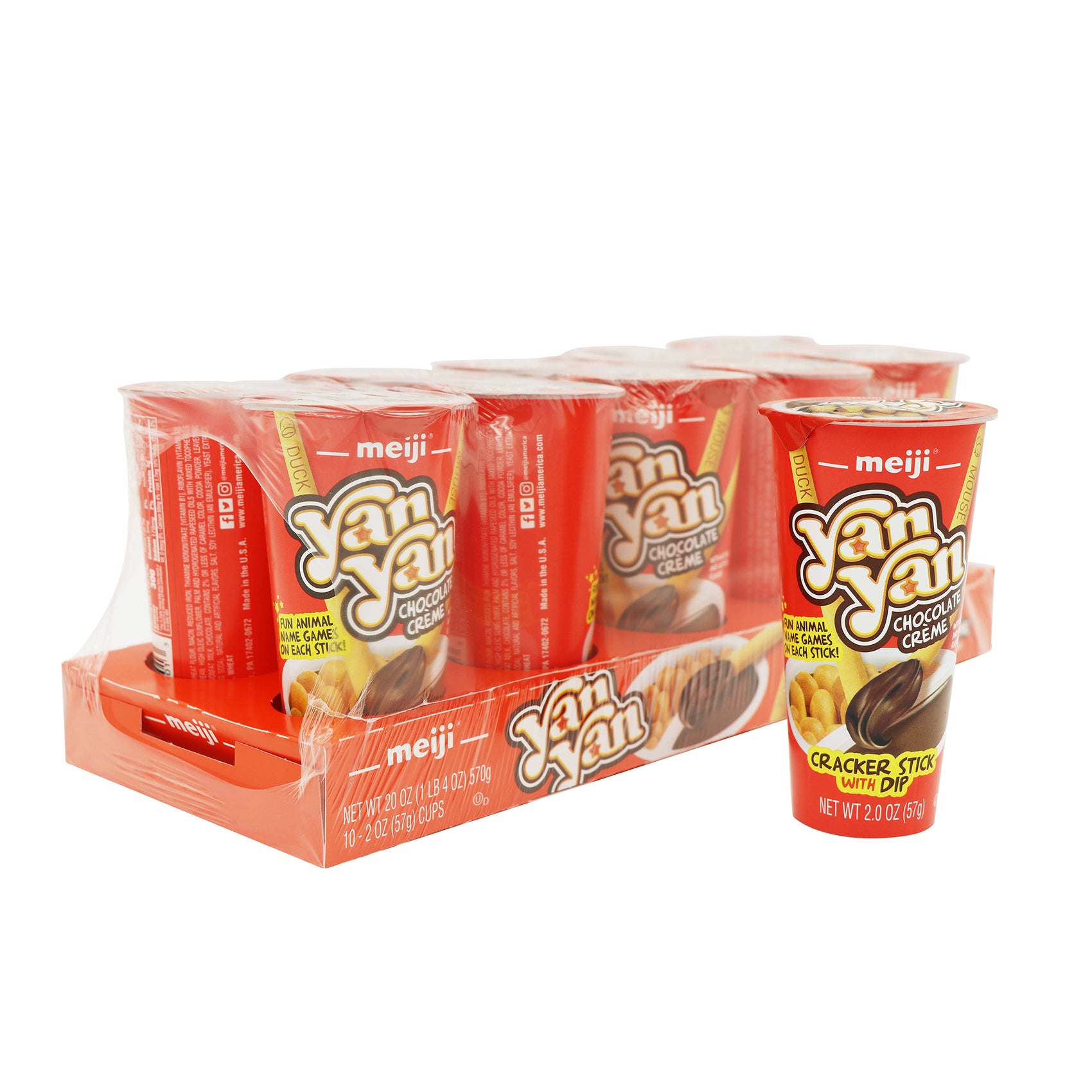 Yan Yan Chocolate, 2.0oz, 10ct Case