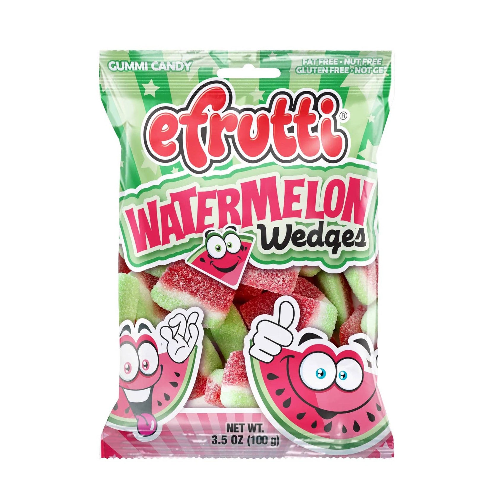 Efrutti Watermelon Wedges, 3.5oz, 12ct Case