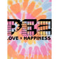 Pez Love & Happiness Tie-Dye Vintage Candy T-Shirt, Tee