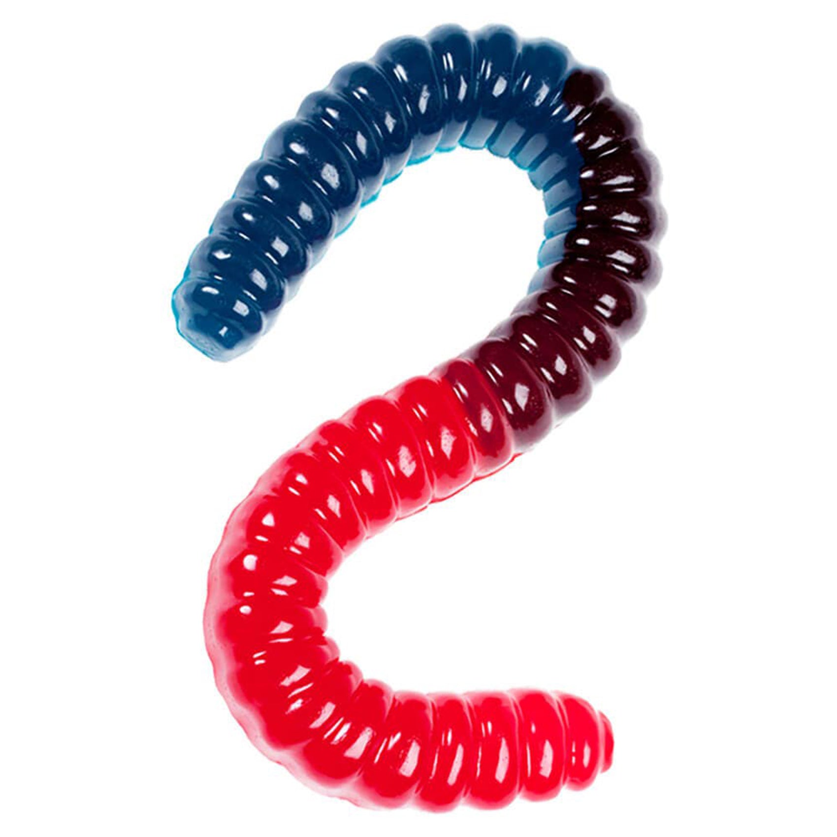 Giant Gummy Worm, Raspberry/Cherry, 10ct Box