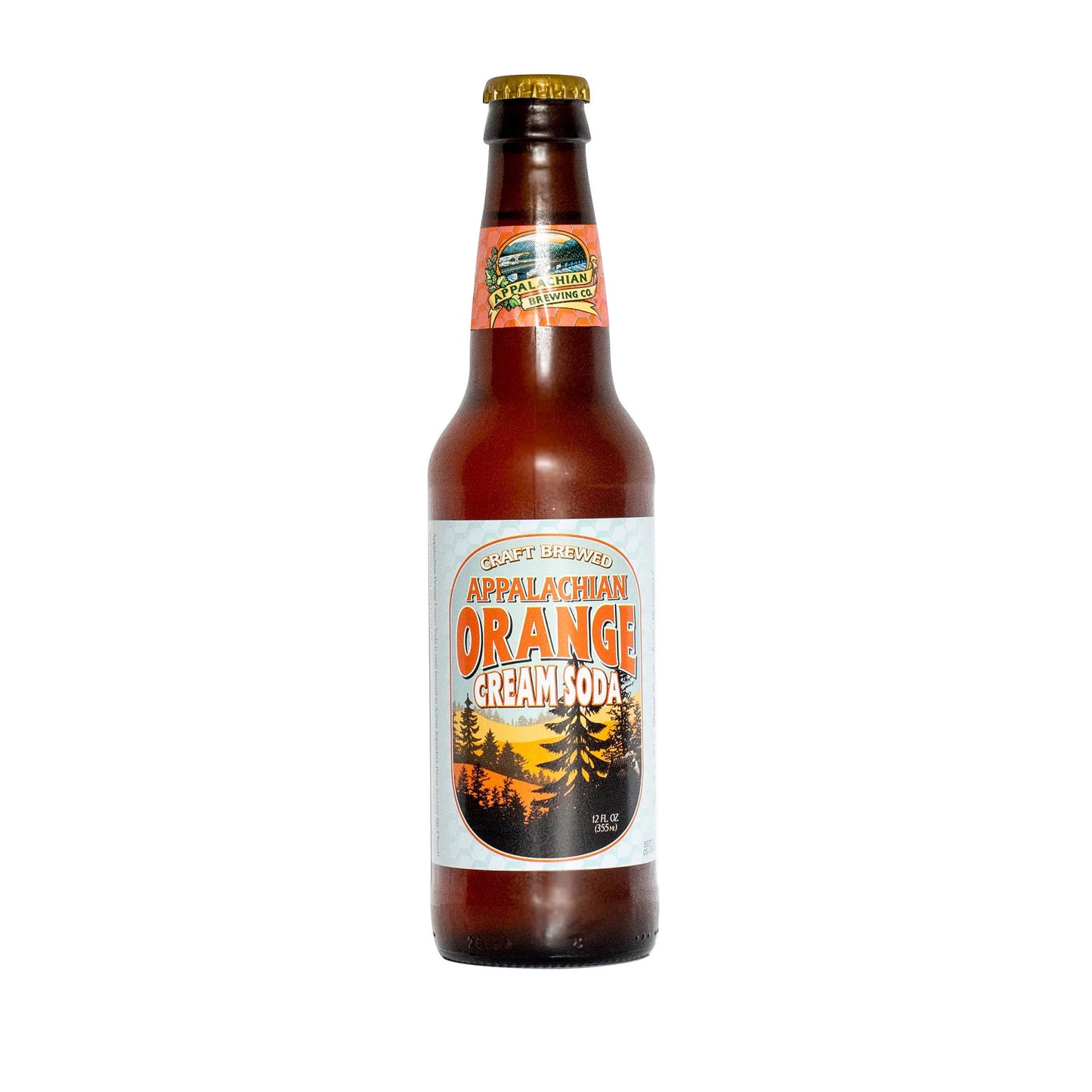 Appalachian Orange Cream Soda, 12oz Glass Bottle 12ct