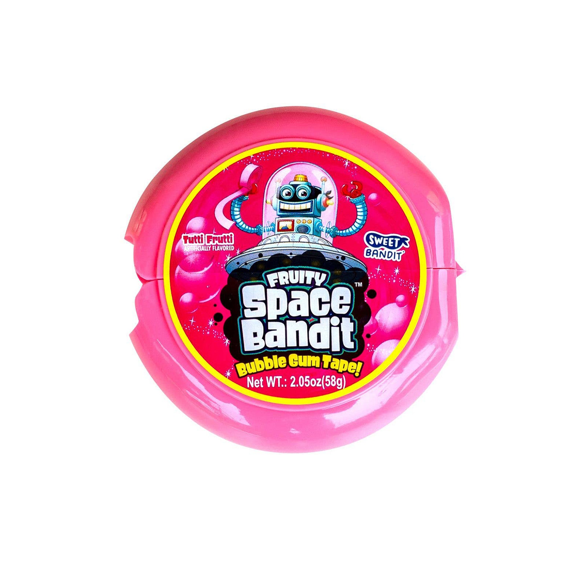Kidsmania – Fruity Space Bandit Bubble Gum Tape, 12ct