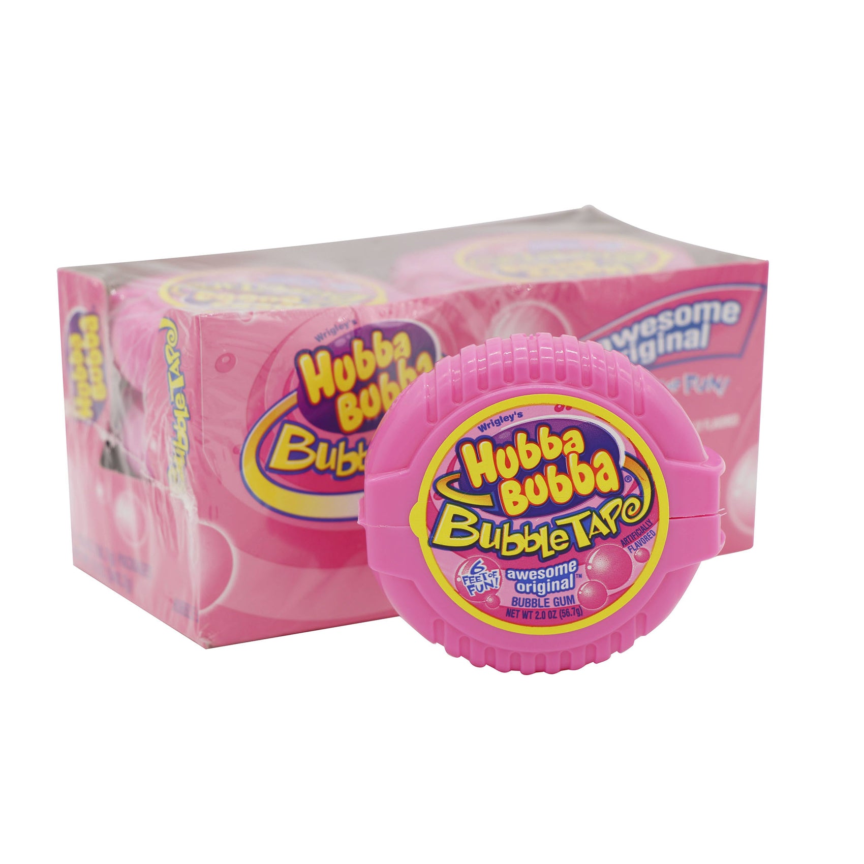 Hubba Bubba Original Bubble Tape, 2.0oz, 6ct