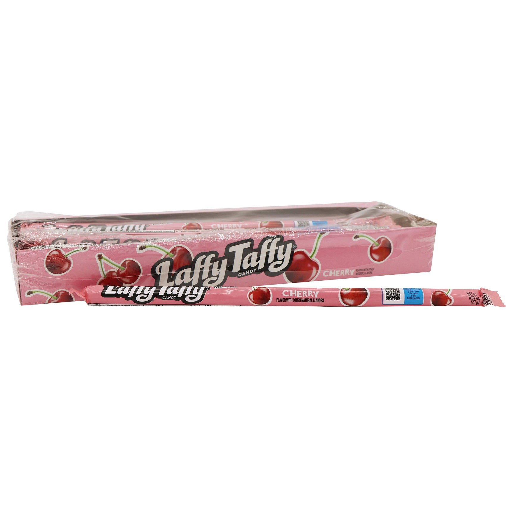 Laffy Taffy Candy Ropes, Cherry, 24ct