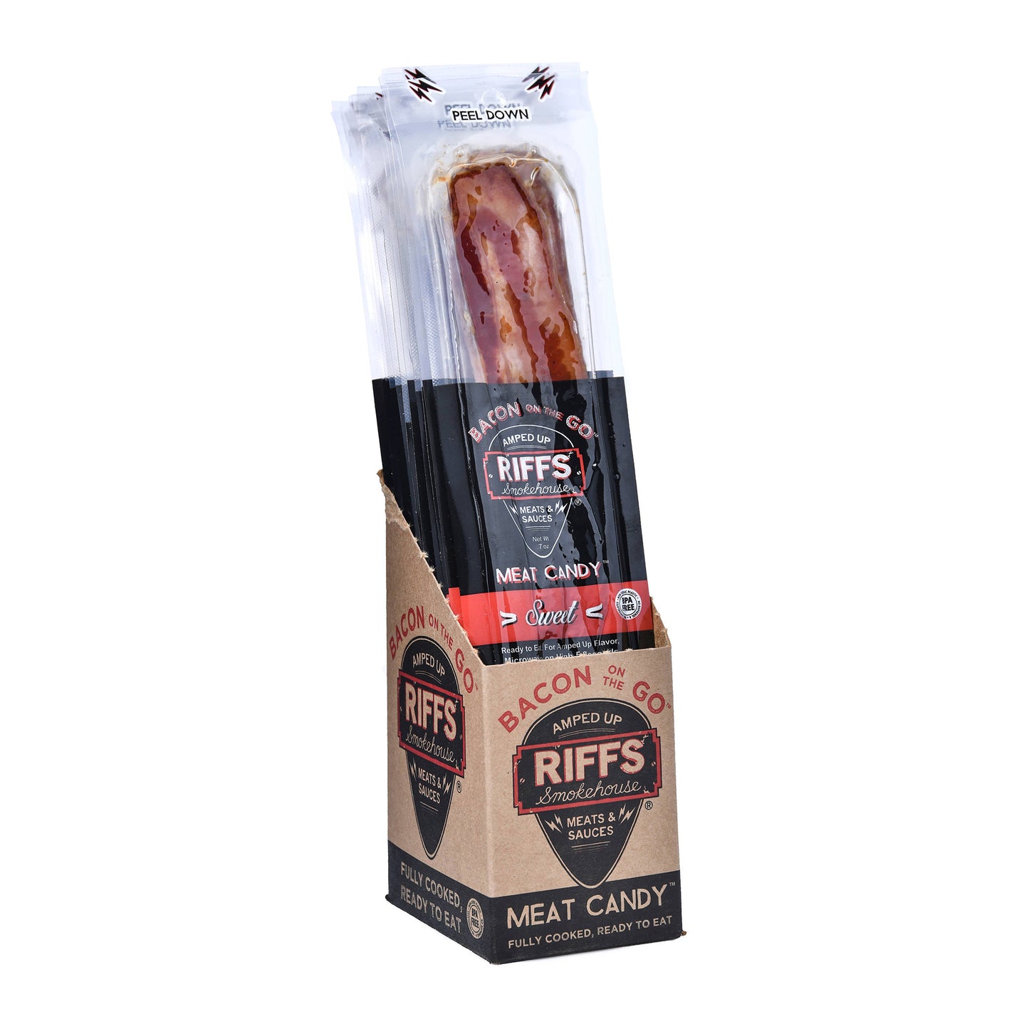 Riff Bacon on the Go, Sweet, .7oz, 12ct Box