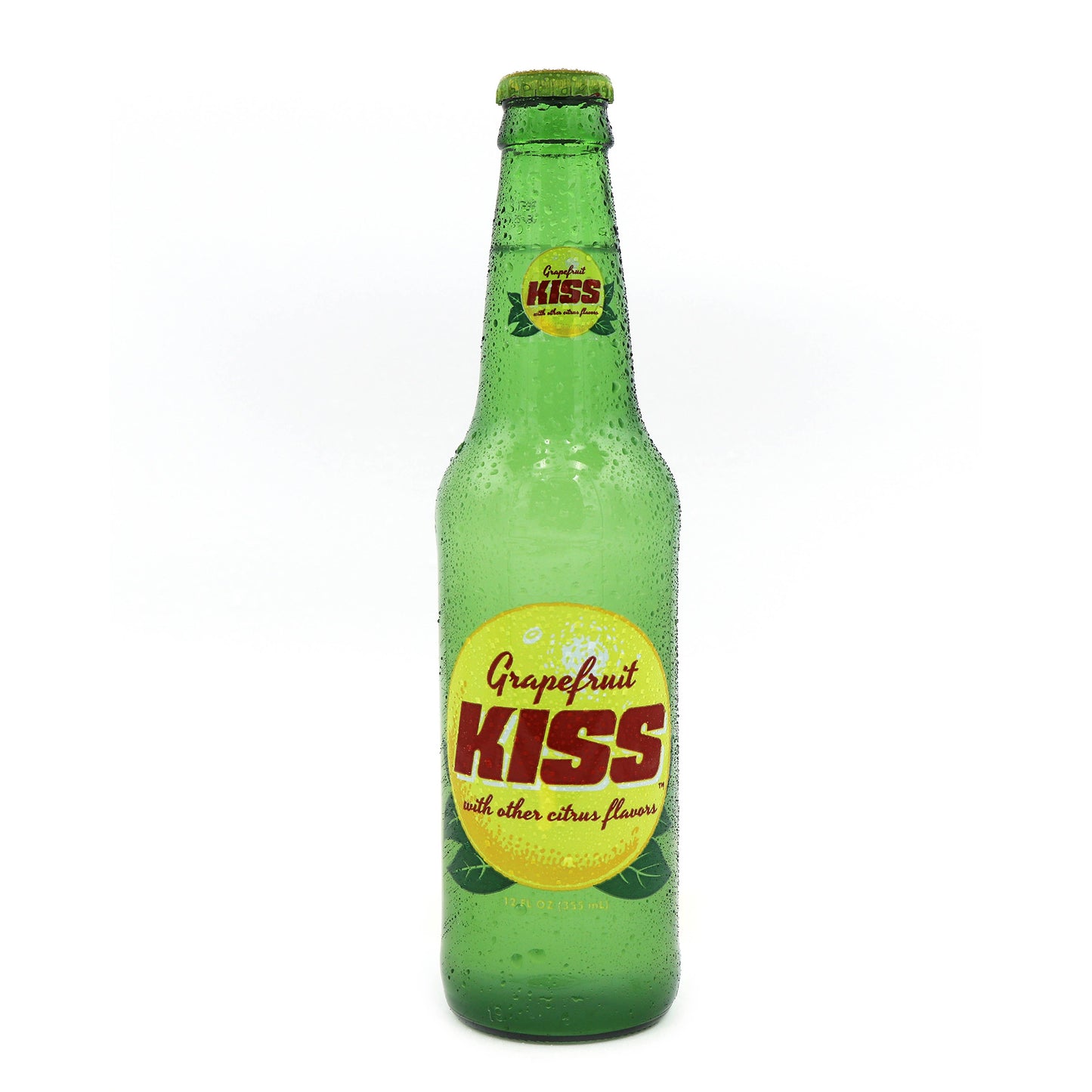 Grapefruit Kiss Soda, 12oz Glass Bottle 12ct