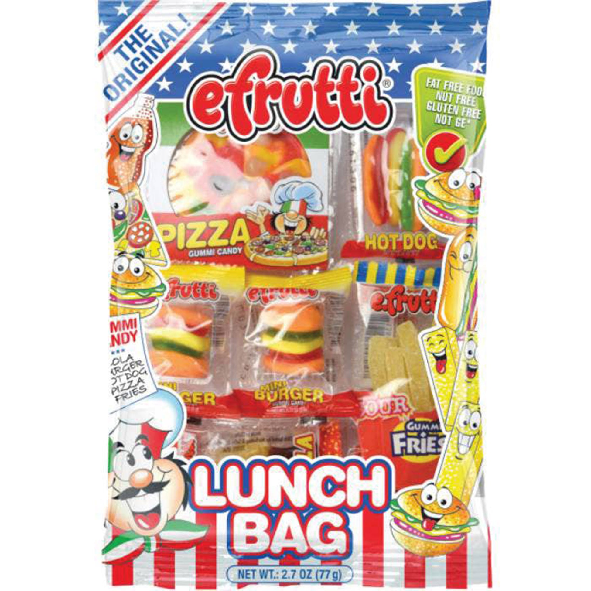 E-Frutti Gummi Lunch Tray, 2.7oz, 12ct Case