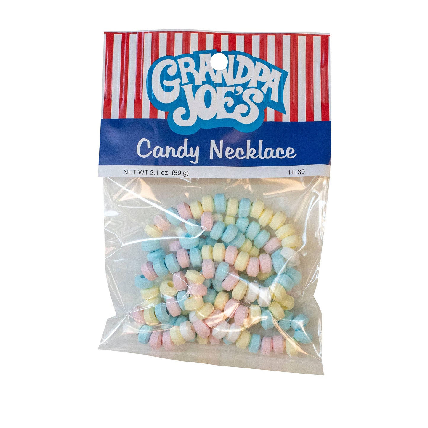 Grandpa Joe's Peg Bags, Candy Necklaces, 2.1oz, 12 Ct Case