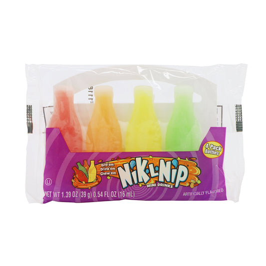 Nik-L-Nip 4 pack 1.39oz Candy, 18ct
