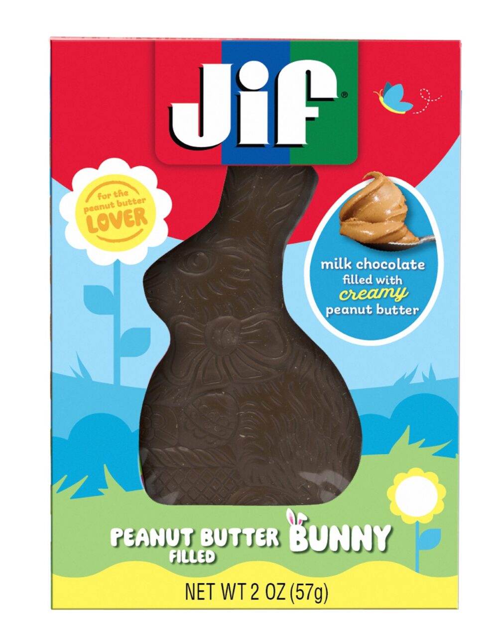 Jif Peanut Butter Crème Filled Rabbit, 2oz, 18ct