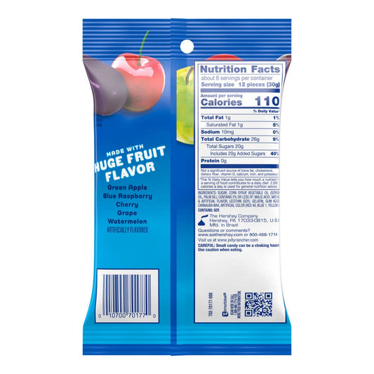 Jolly Rancher Chewy Poppers 6.2oz, 12ct