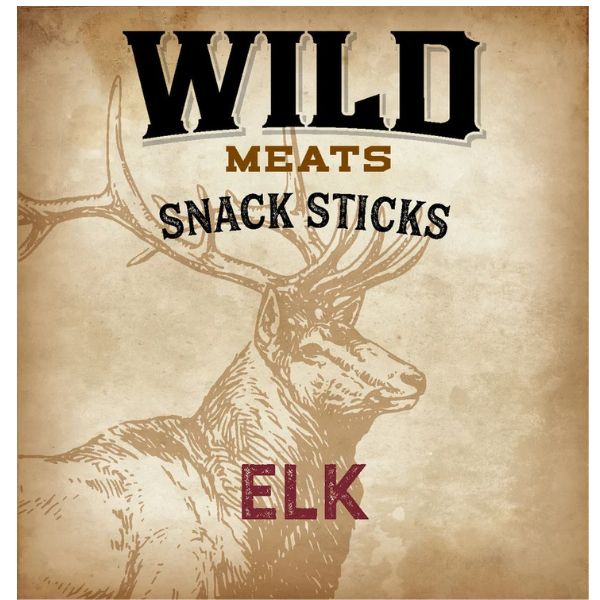 Wild Meats, Elk Snack Stick, 1oz, 24ct