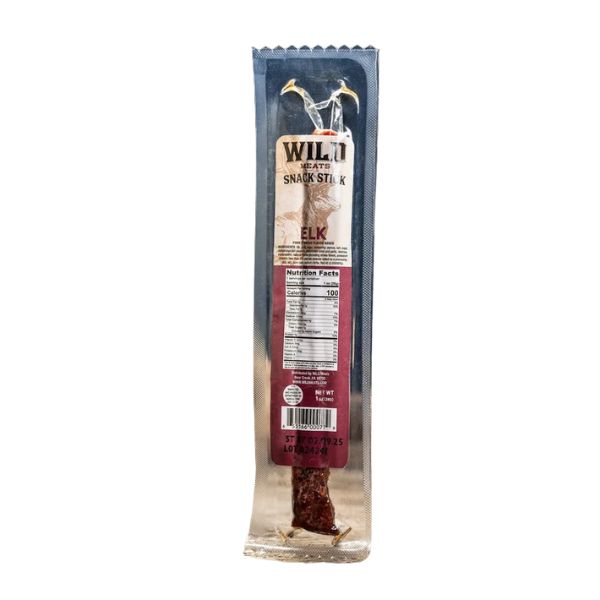 Wild Meats, Elk Snack Stick, 1oz, 24ct