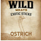 Wild Meats, Ostrich Exotic Stick, 1oz, 24ct